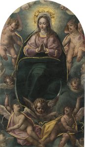 Virgin with Angels by Pablo de Cespedes
